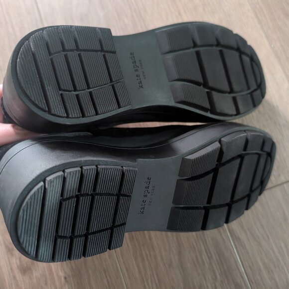 NEW! Kate Spade | Winnie Velvet Chelsea Boots In Black - Picture 8 of 10